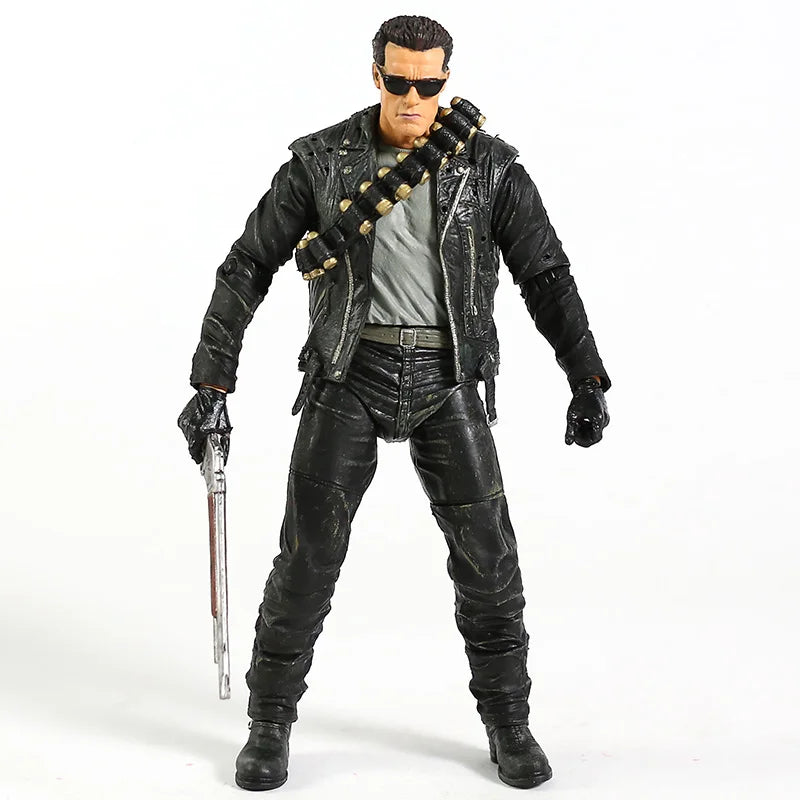 NECA Terminator T-800 Judgment Day T-800 T-1000 Arnold Schwarzenegger Action Figure Collectible Model Toy  7" 18cm Gifts