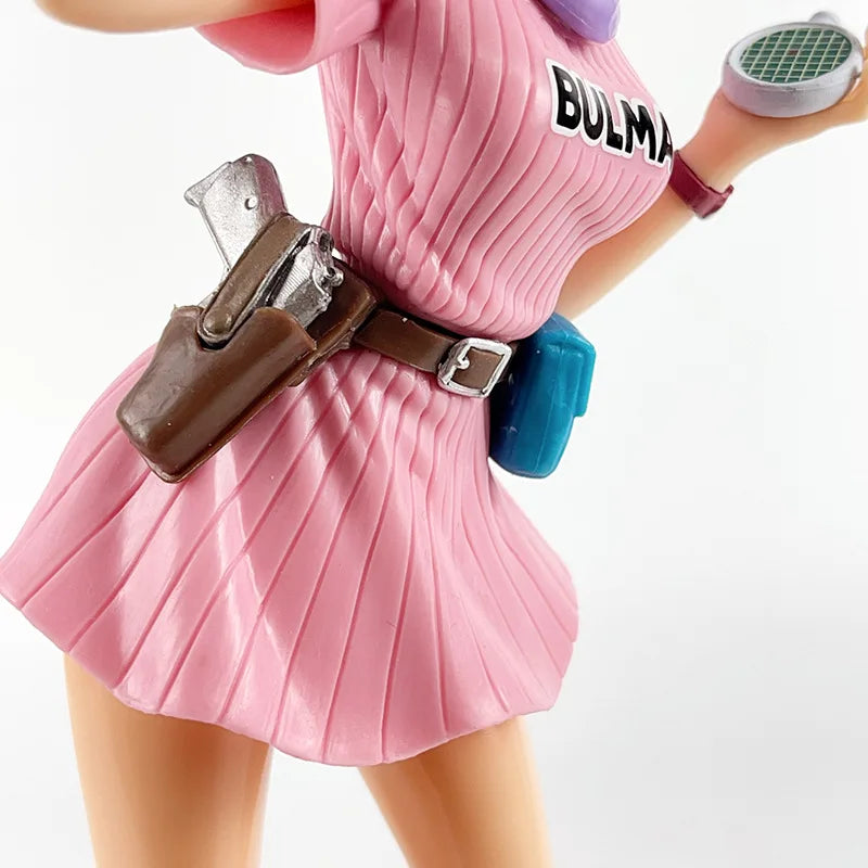 Anime Cartoon Dragon Ball Z 25 cm Bulma PVC Actionfigur Niedliche Statue Modell Figur Sammlerpuppen Spielzeug Geschenke