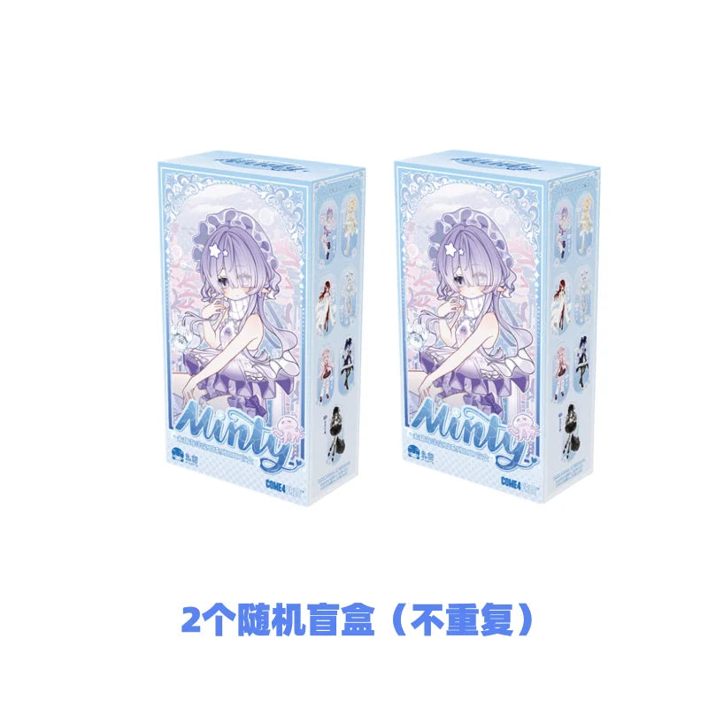 Genuine Come4free Minty 1/8 Bjd Ocean Gem Series Blind Box Articulated Action Figure 8 Point Bjd Model Collectible Toy Play Gift