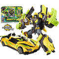 2025 New Model 20cm Deformation Robot Toy Convertible Action Figure Plastic Model Robot Car Toy Children Gift Collectible Statue