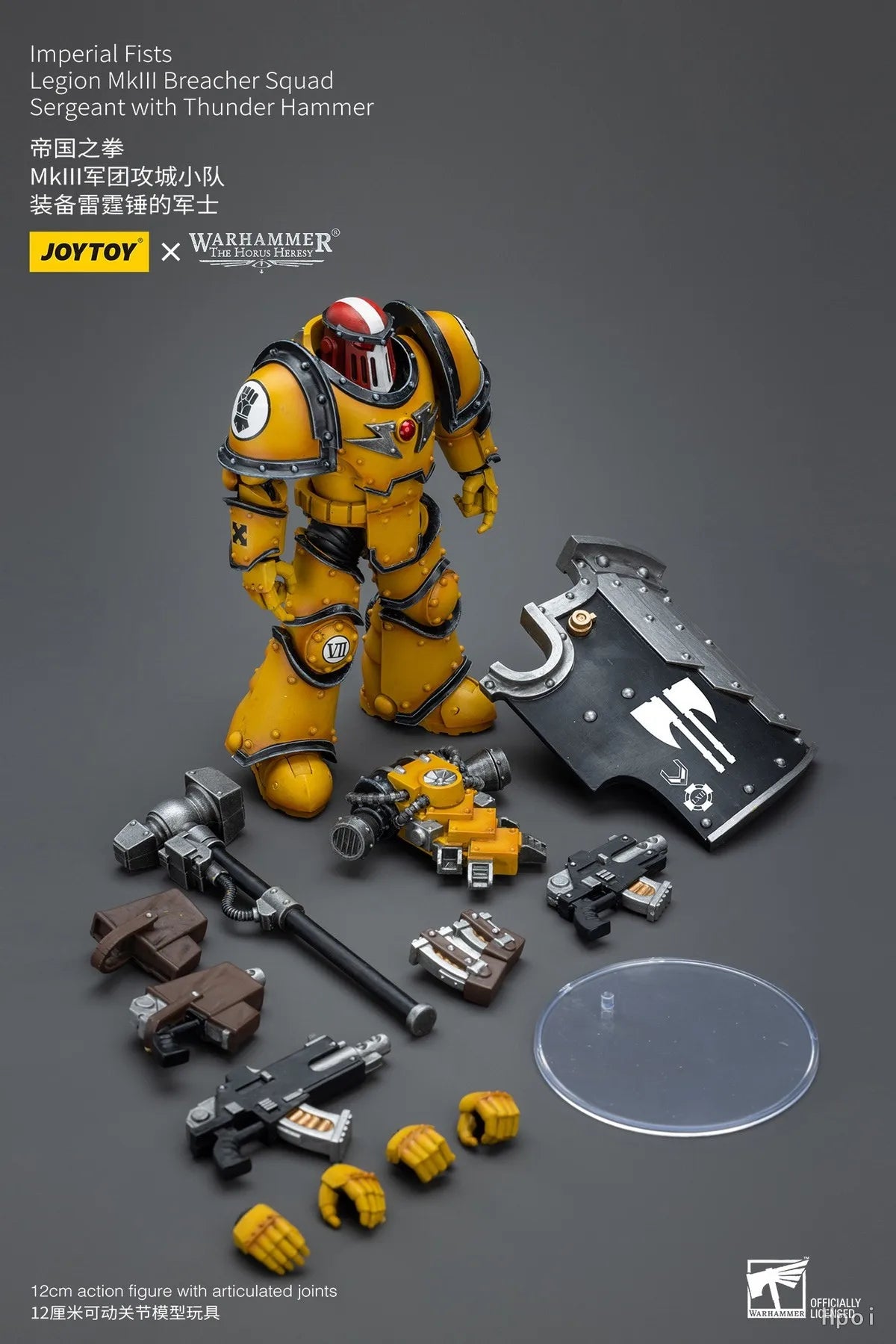 【FS】JOYTOY  Warhammer 40K  Scale 1/18 Action Figures Imperial Fists Legion Mklll Tactical Squad  Models Toys Gifts