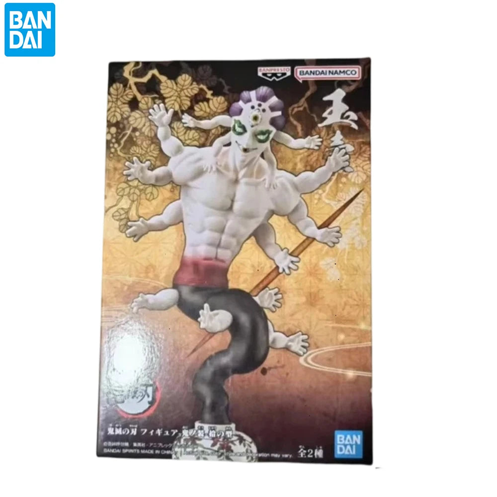 Original Bandai Banpresto Demon Slayer Twelve Kizuki Gearspring Kibutsuji Muzan Hantengu Giyuutarou Gyokko Daki Pvc Figure Model
