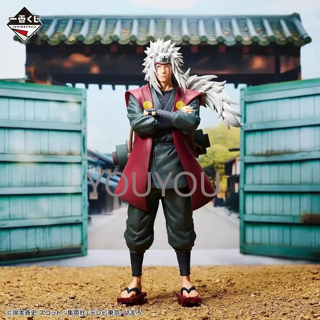 Original BANDAI Ichiban Kuji NARUTO Shippuden Legendary Sannin Jiraiya Orochimaru Tsunade Naruto Uzumaki Action Figure