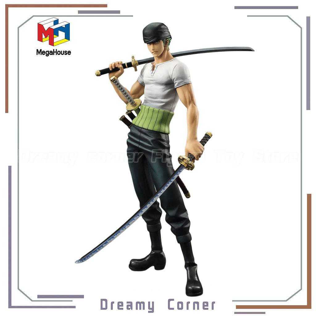 【In Stock】MegaHouse POP ONE PIECE NEO-DX Roronoa Zoro 10th LIMITED Ver. 1/8 Scale Anime Figure Model