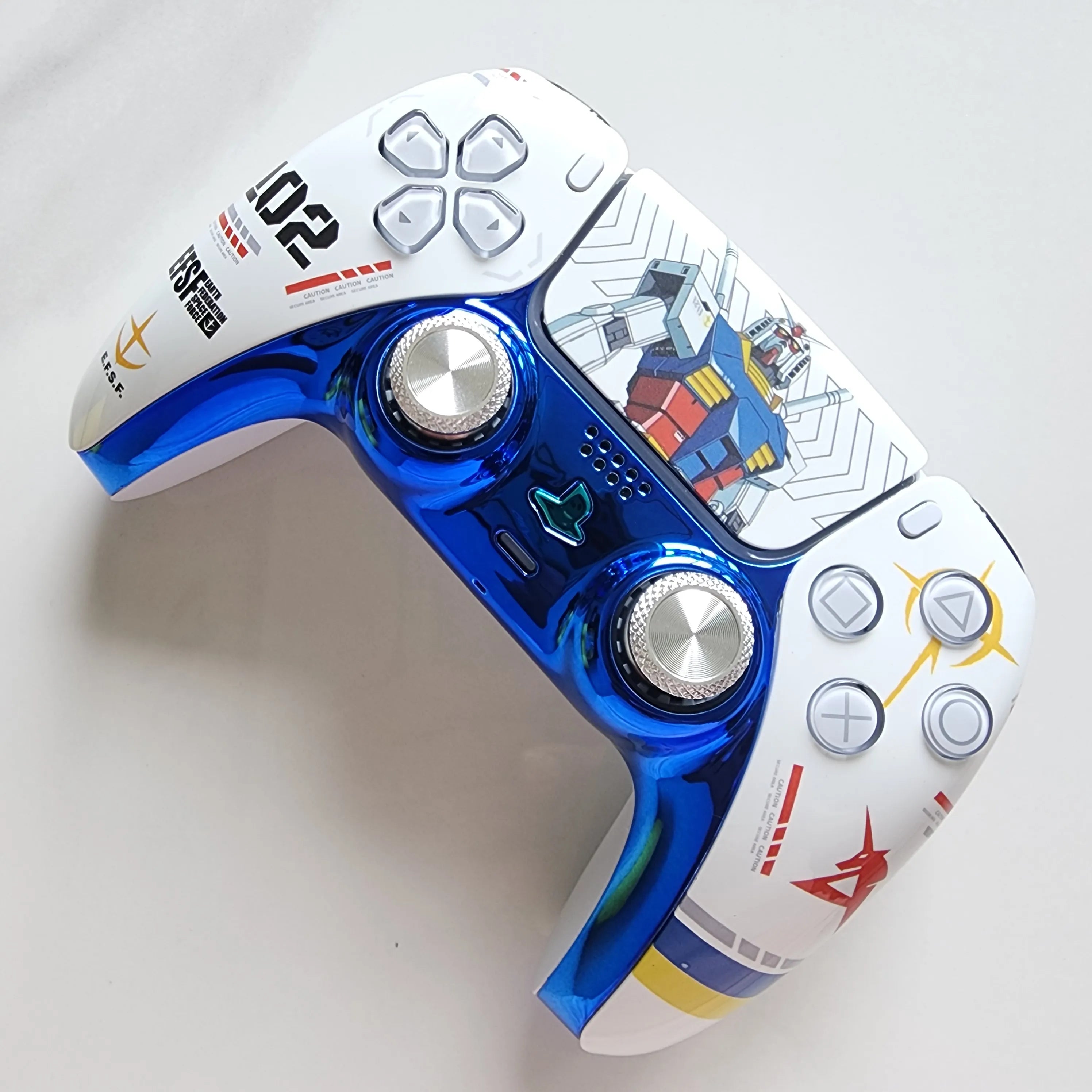 NEWJohnny Old Video Gamer Handmade Original Gamepad Upgraded Hall TMR Electromagnetic Joystick PS5 Wireless Gaming Controller