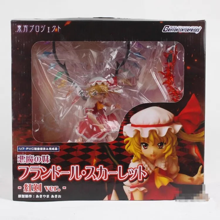 32cm Touhou Project Flandre Scarlet Anime Girl Figure Alter Remilia Scarlet Action Figure Sakuya Izayoi Figurine Model Doll Toys
