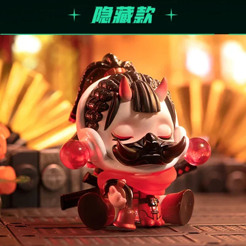 POP MART Skullpanda City of Night Series Blind Box Toys Kawaii Anime Action Figure Caixa Caja Mystery Box Dolls Girls Gift