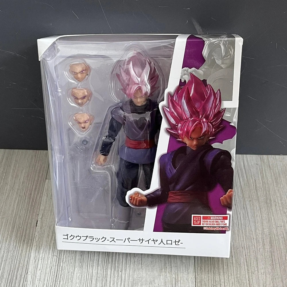 Dragon Ball Z Son Goku Kaiouken Black Wukong Action Figure Anime S.H.Figuarts SHF Model  Collection Toy Gifts
