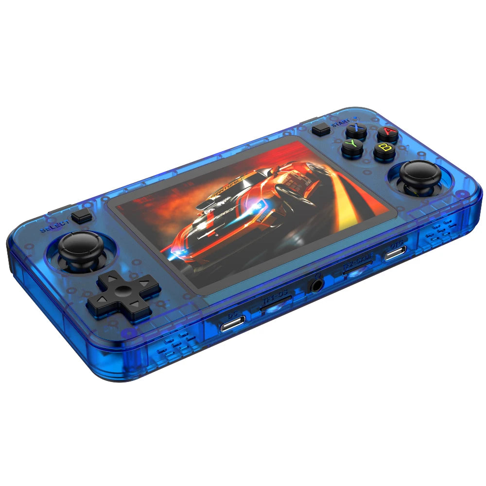 New R36H Retro Handheld Game Console 3.5" IPS Screen Portable Video Game Console Built in 64G Card & 15000 Games Open Source
