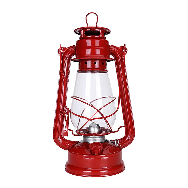 31cm retro kerosene lamp horse lamp Mediterranean style retro decorative lamp camping lamp hanging lamp bronze color