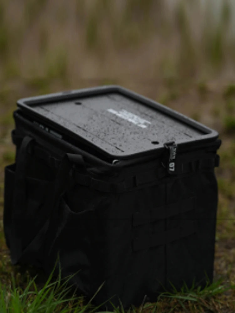 IGT One Unit Tea Tray Multifunctional Pots Bowls Plates Holder Basket Large Capacity Camping Storage Tea Tray for Outdoor Travel