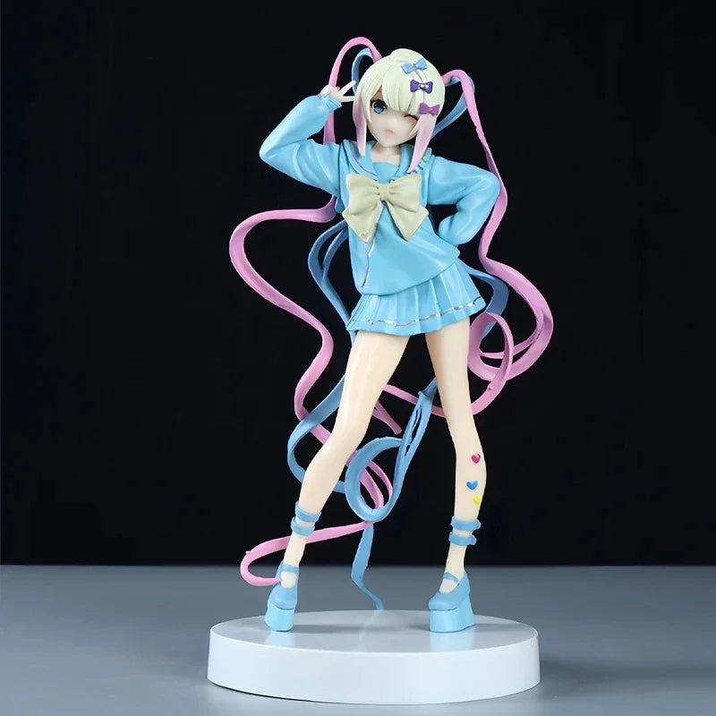 NEEDY STREAMER OVERLOAD OMGkawaiiAngel chan Anime Girl Figure Ame-chan Action Figure Super Ten-Chan Figures Model Doll Toys Gift
