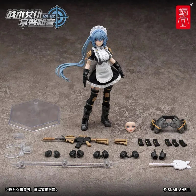 In Stock SNAIL SHELL RA-02 Tactical Maid Tokiwa Kazune 1/12 Scale Pre-painted Poseable Anime Action Figure Collectible Model Toy