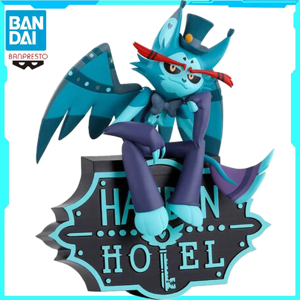 100% Original in Stock Bandai Spirits Banpresto Monitor Top Figure Hazbin Hotel Husk Anime Figure Collection Series Garage Kit
