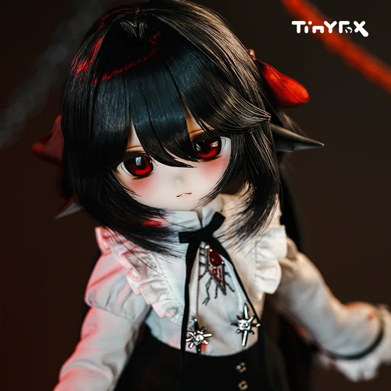 Official Tinyfox Dark God Grafa Mjd 1/6 Scale Articulated Doll Anniversary Style Full Set 2d Collect Model Girl'S Birthday Gift