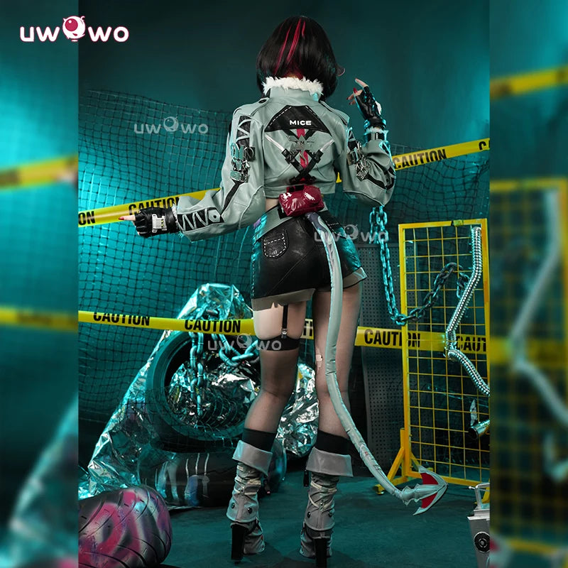 UWOWO Jane Doe Cosplay Collab Series: Game Zenless Zone Zero ZZZ Jane Doe Cosplay Costume with Prop Halloween Costume