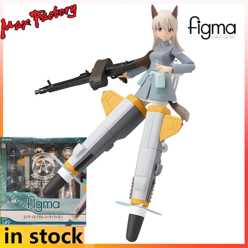 Max Figma Finished Product Movable Proportional Doll Series Strike Witches Anime Toys Collectible Model Festival Gift for Boys
