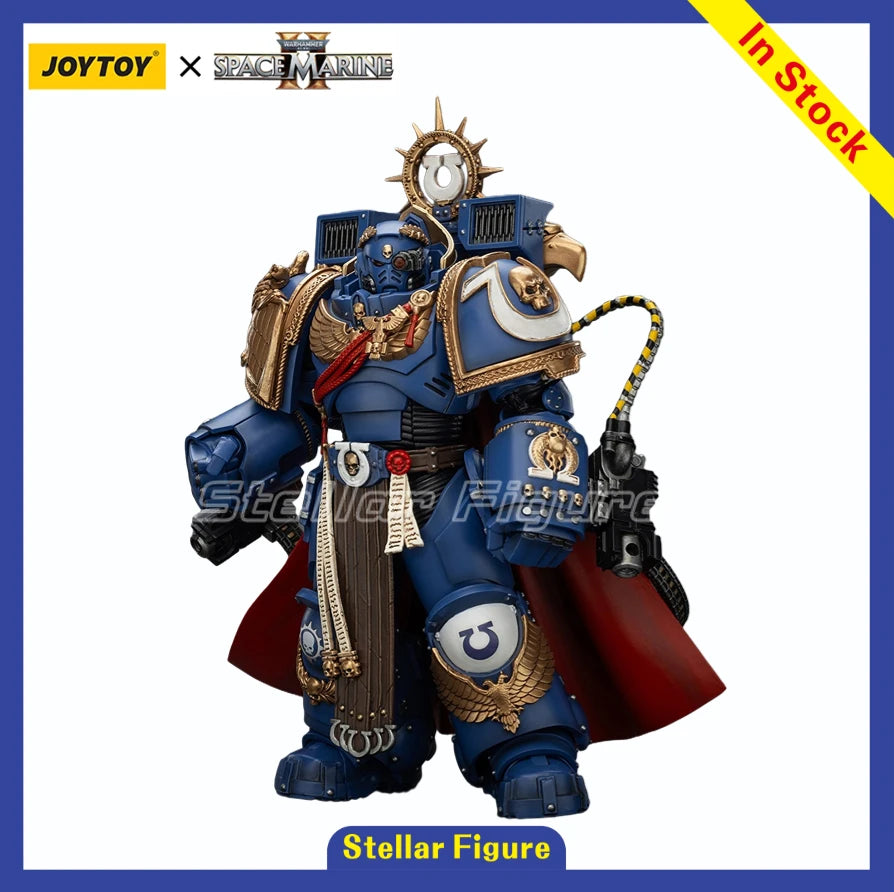 【SF】JOYTOYS 1/18 Action Figure Ultramarines Marneus Calgar, Chapter Master Model Gifts Collection Ornaments