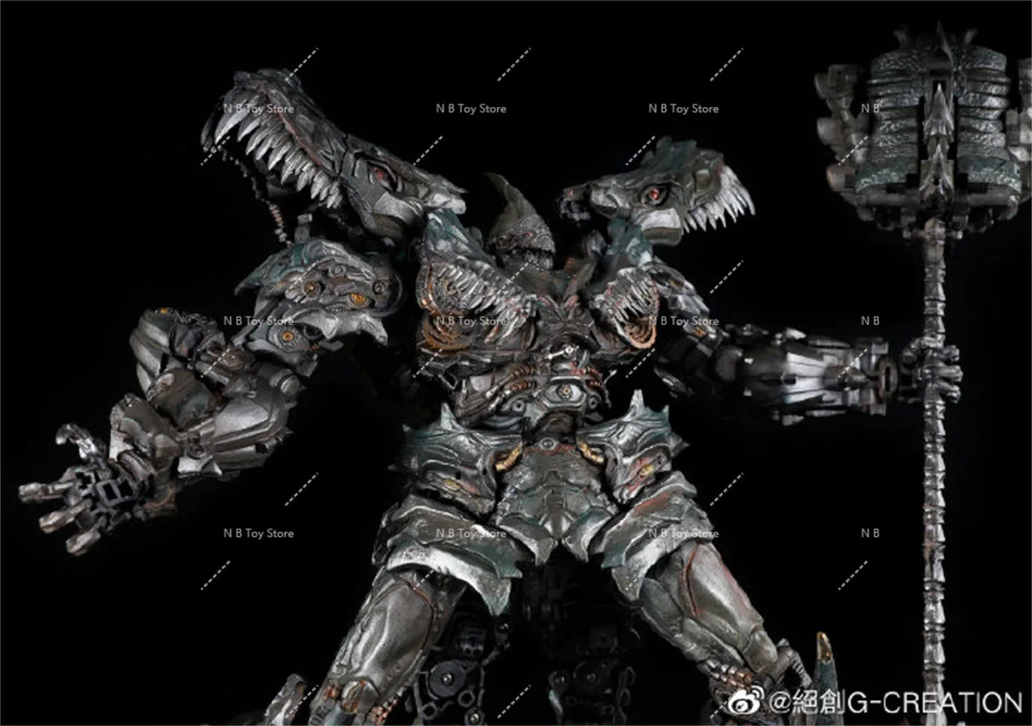 【EN STOCK】Transformación G-CREATION Grimlock MTST-01 MTST01 WRATH Dinosaur Action Figure Robot
