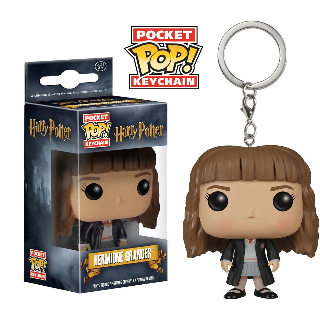 Funko Pocket Keychain Toy Hermione Granger Dobby Dumbledore Malfoy Ginny Ron Hedwig Snape Voldemort Luna Pocket Pop Key Ring Toy