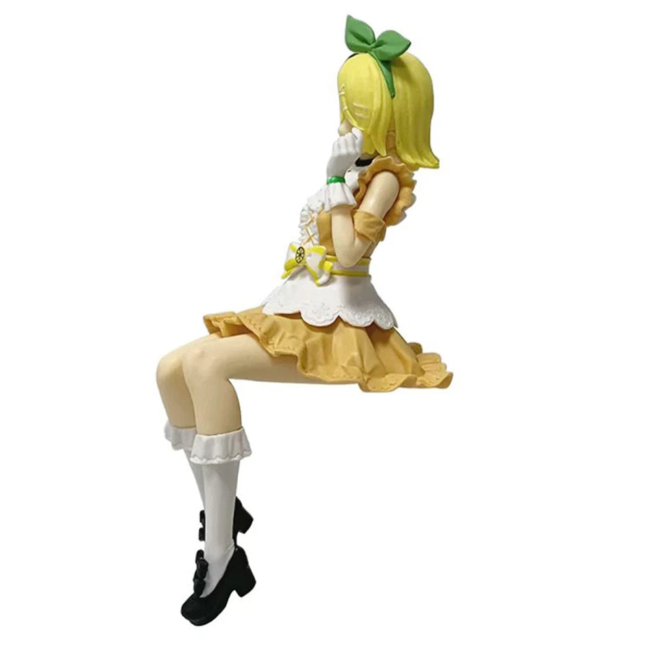 Anime Kagamine Rin Hatsune Miku Citrus Kagamine Rin PVC 15cm Anime Action Figures Desktop Accessories Model Collection Toy Gift