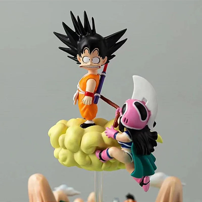 8 cm/3,14 in Anime Dragon Ball Z Figur Goku &amp; Chichi Figur Statue Sammler Modell Spielzeug Geschenk
