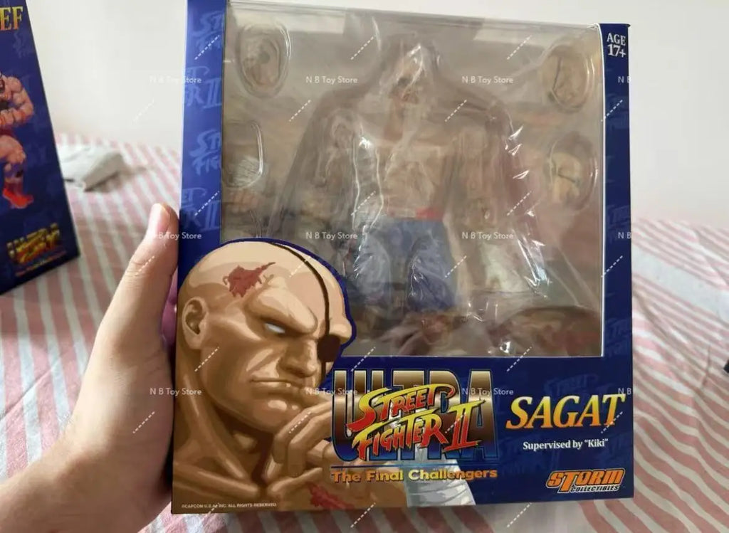 In Stock, 100% Original Storm E Honda Street Fighter 1/12, Game Character Model, Mobile Doll Art Collection