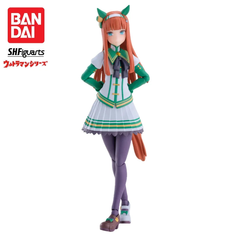 Auf Lager: Bandai Original SH Figuarts Pretty Derby Silence Suzuka Actionfigur, Modellpuppe, brandneu und originalverpackt, Anime-Charakter