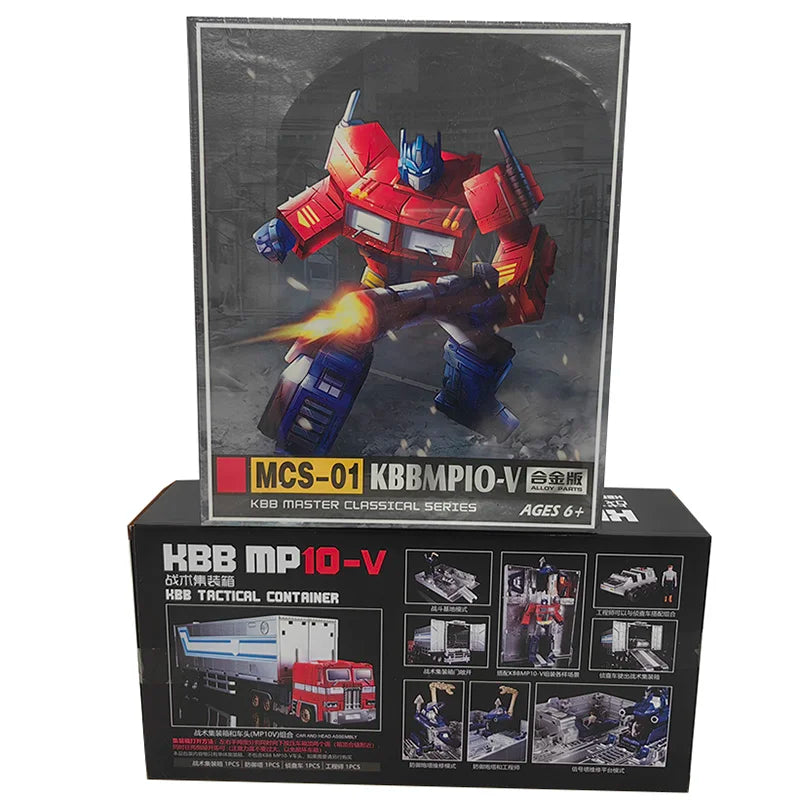 KBB MP-10V MP10V Optimu Primal G1 Transformation Commander Prime Action Figure Toy Model KO MP10 Container Deformation Car Robot