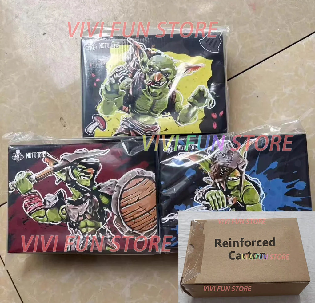 In Stock Memory toys Goblin Thief & Warrior & Butcher Movable Model Toys Metytoyz Mety toyz Adventurer's World Goblin Set of 3