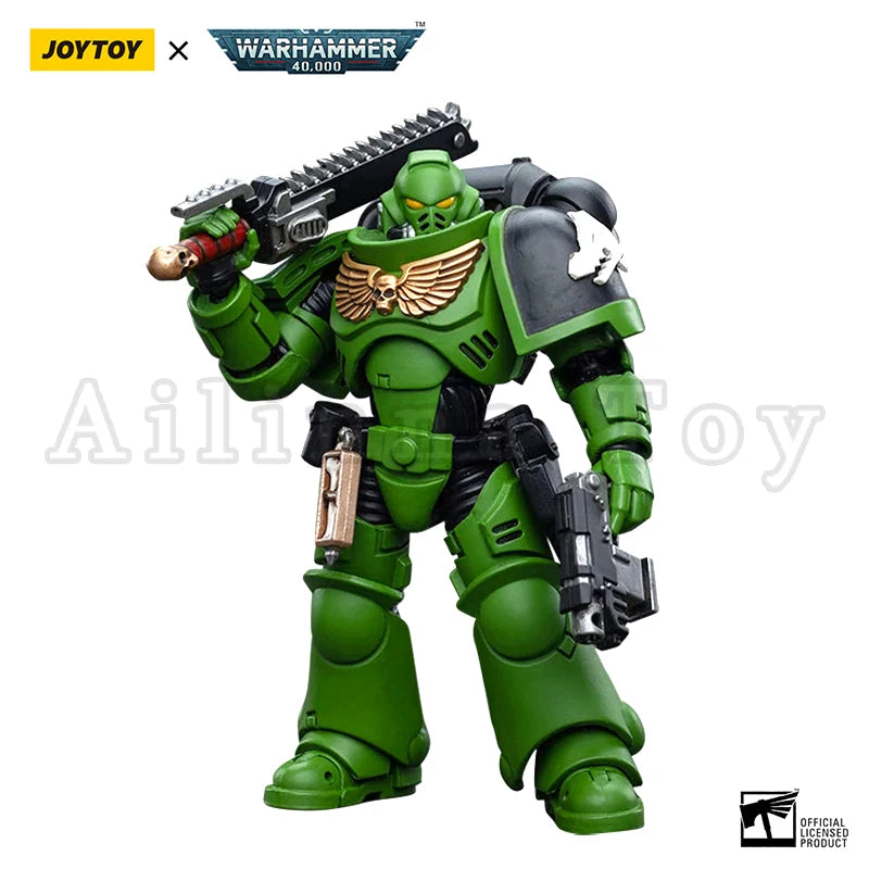 JOYTOY 1/18 Action Figure 40K Salamanders Intercessors Anime Military Model