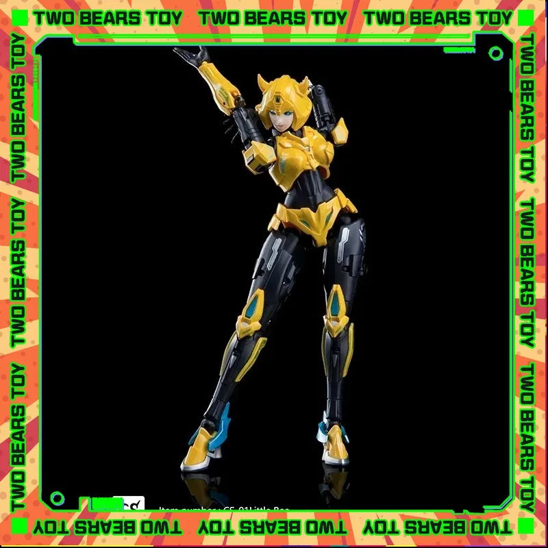 Ln Stock CollectionSpace CS-01 Transformation Bumblebee Mobile Suit Girl 17.5CM Anime Figures Model Action Figures Toys Gifts