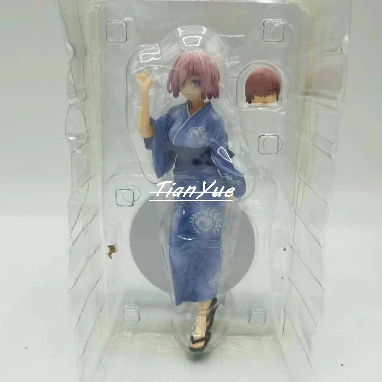 Anime Fate Grand Order Saber and Joan of Arc and Mash Kyrielight kimono version Action Figure Model Toy 21cm