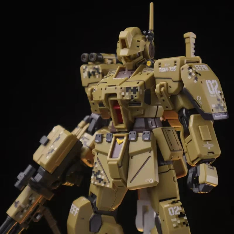 XFS HG GTO RGM-79S GM Spartan Assembly Model 1/144 Desert Type Kit Spartan Action Figures Robot Mecha Plastic Model Toy Gifts