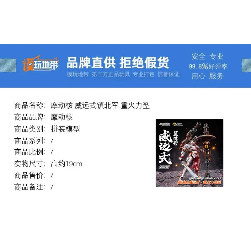 Motor Nuclear Mnp-Xh13 Wei-Yuan Zhenbei Army Heavy Firepower Type Plastic Model Kit