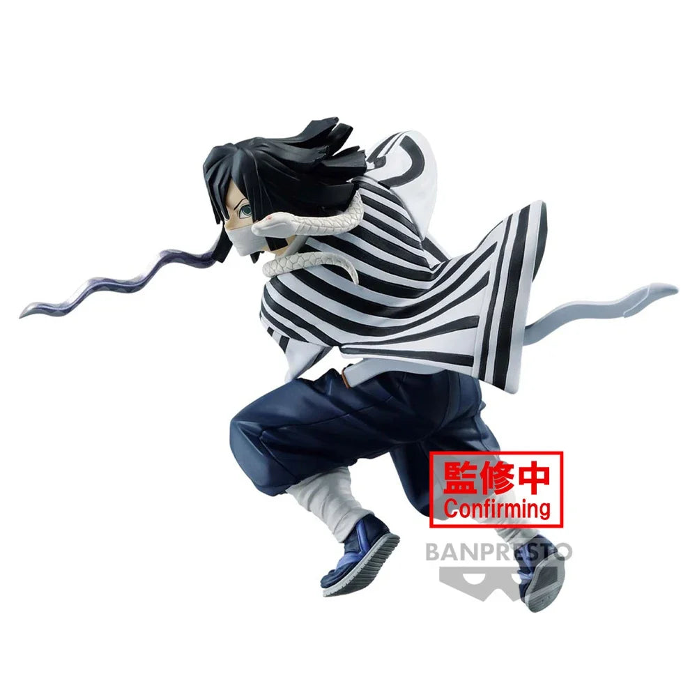 Original In Stock BANPRESTO Vibration Stars Anime Demon Slayer Himejima Gyomei Iguro Obanai Figure Model Boxed Toy