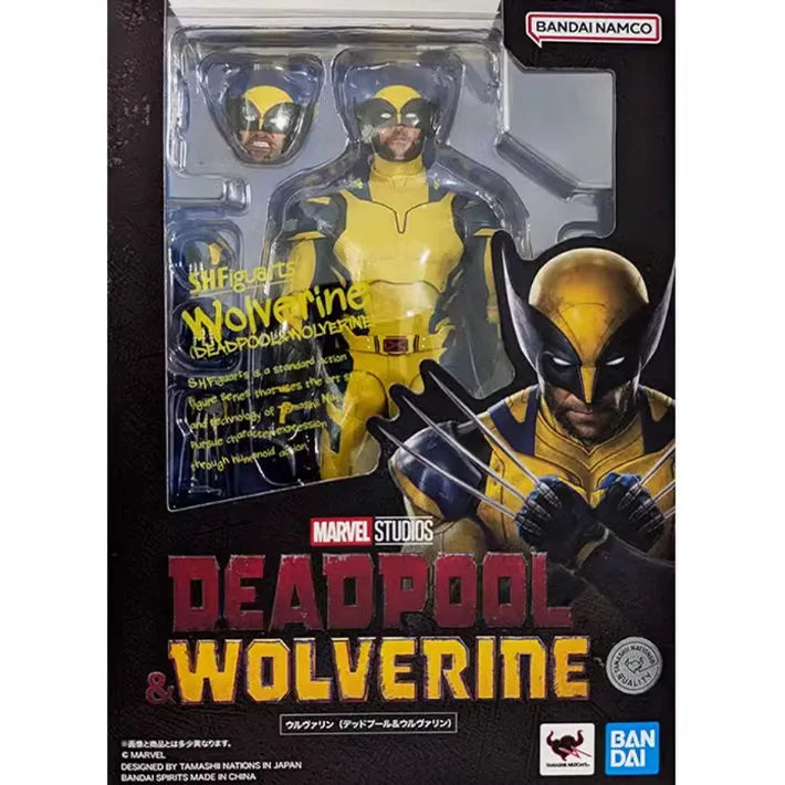 Genuine S.H.Figuarts Wolverine Marvel Deadpool & Wolverine Movie Version Articulated Action Figure Collectible For Superhero Fan