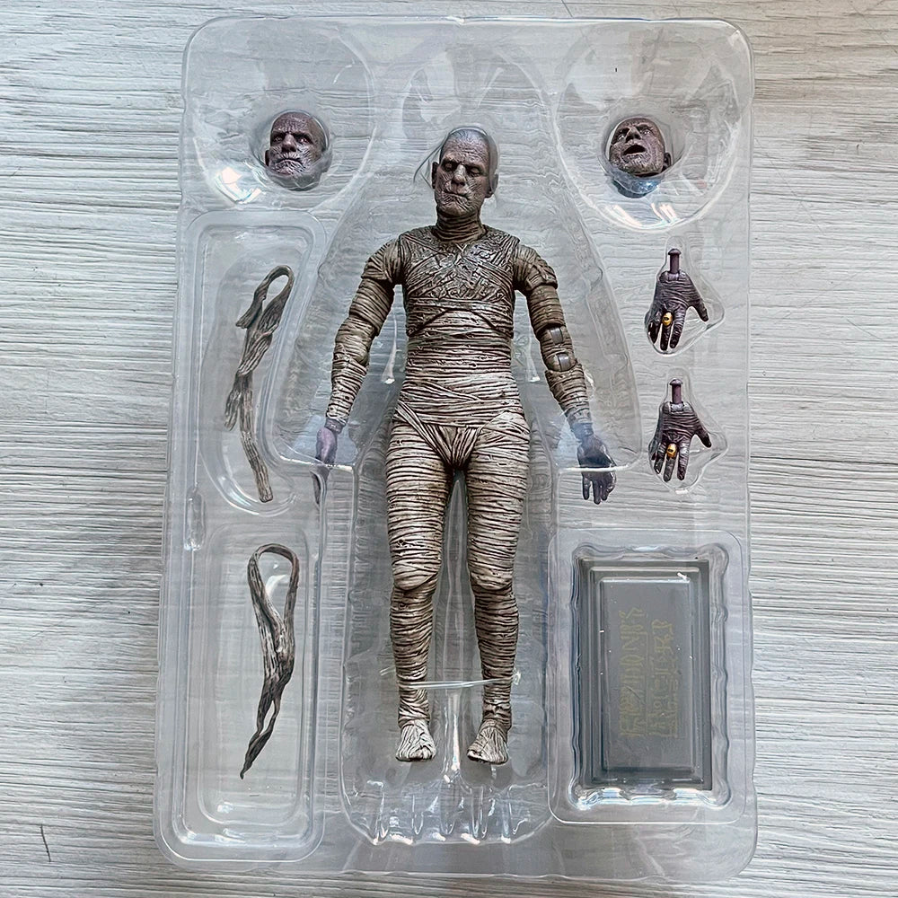 Neca Mummy Figure Universal Monster Black And White karloff Colorful Model Action Figure Toys Birthday Gifts