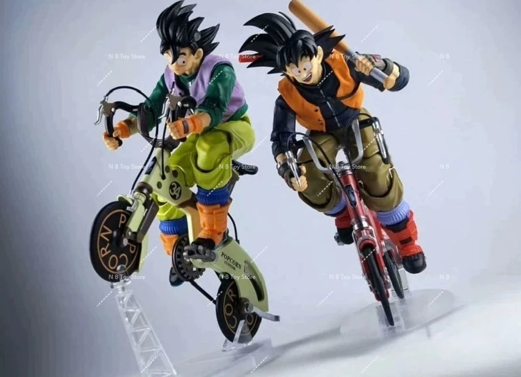 In Stock Tonsarettoys Kamione 01a 0lb Dragon Ball Z Shf Page Page Son Goku Ride Bicycle Suitcase Animation Accessories