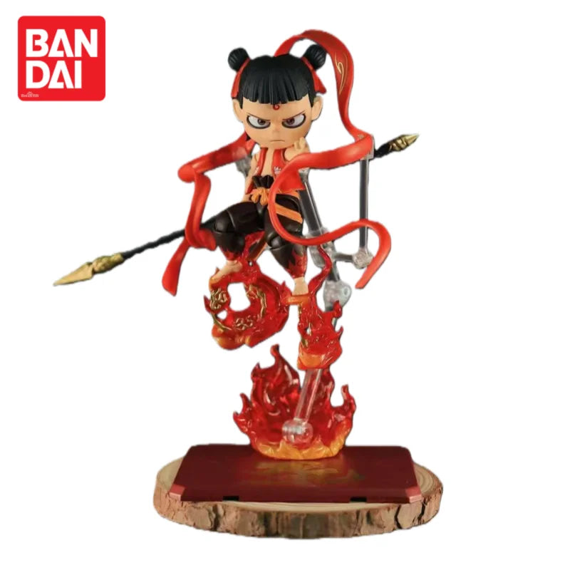 In Stock Original Bandai S H Figuarts Nezha Anime Merchandise Action Figure 100% Genuine Figurine Model Ornaments