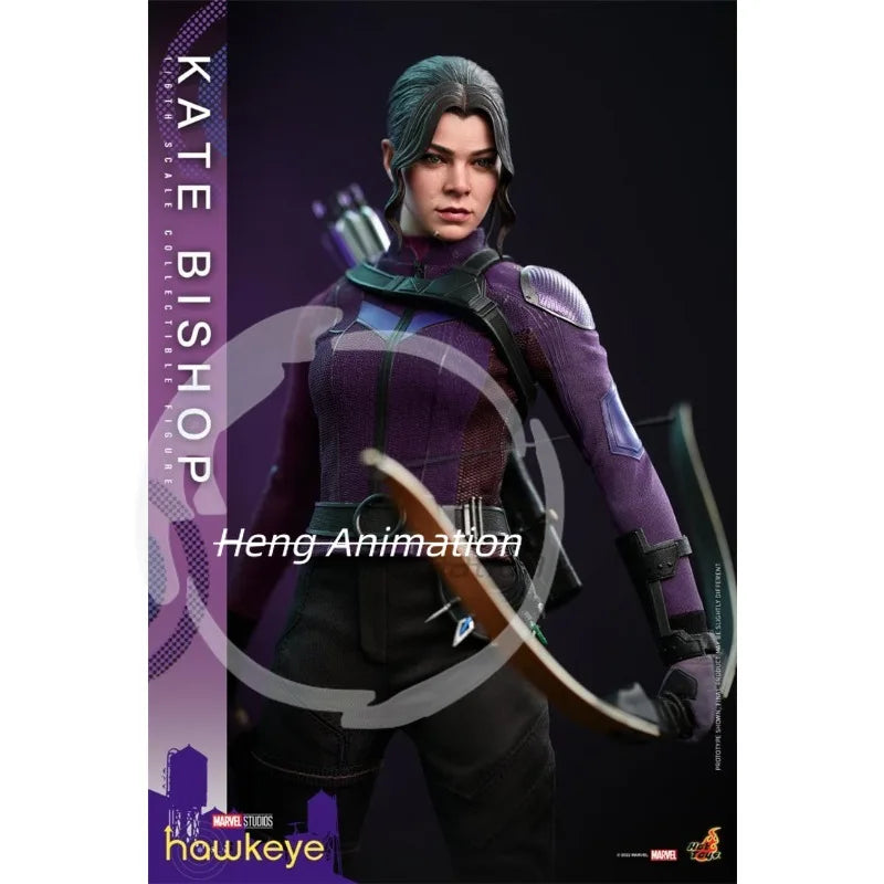 Stock HOTTOYS HT TMS074 1/6 Marvel Female Hawkeye Kate Bishop Gift Ornament Collectible