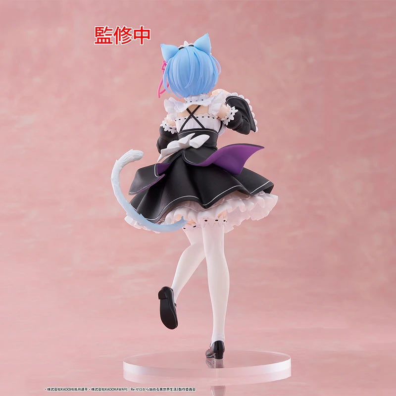 Genuine Original TAiTO Re:Life in A Different World From Zero Rem Anime Figure PVC 18CM Collectible Model Doll Ornament Toy Gift