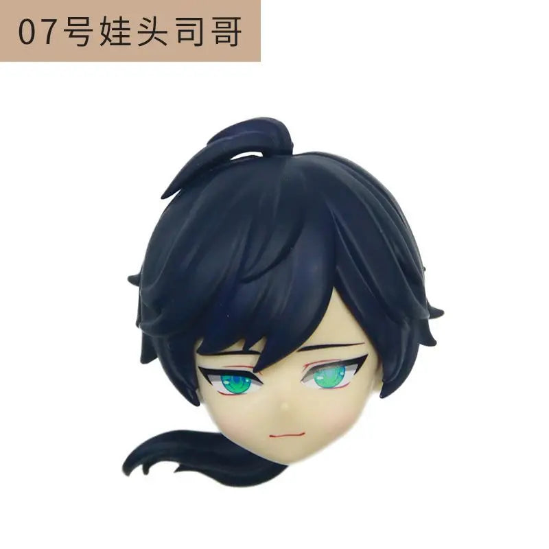 New 2025 1/12 BJD Doll Hairstyle Head GSC Replacement Hair And Face for Obitsu11 Ob11 YMY Body Doll Accessories Surprise Gift