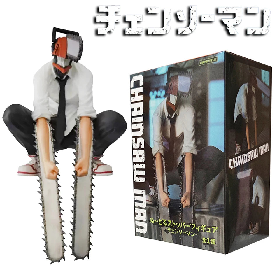 Hot 15CM Chainsaw Man Denji Anime Figure PVC Collection Anime Chainsaw Man Merch Lovers Model Toys Desktop Decoration Otaku Gift