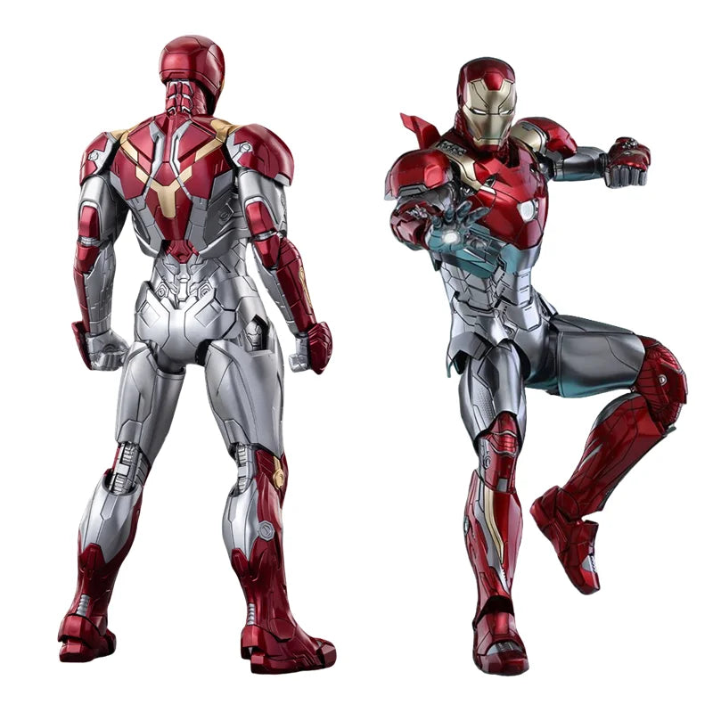 The Avengers Iron Man MK47 MK85 Action Figure Movable Handmade Model Collect Desktop Ornament  Toys Children Festival Gifts
