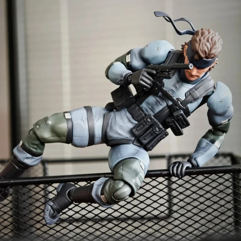 Figma Solid Snake Action Figure 1/12 Scale 6 Inch Japanese Classic Game Mgs2 Male Full Set Articulated Doll Birthday Gift