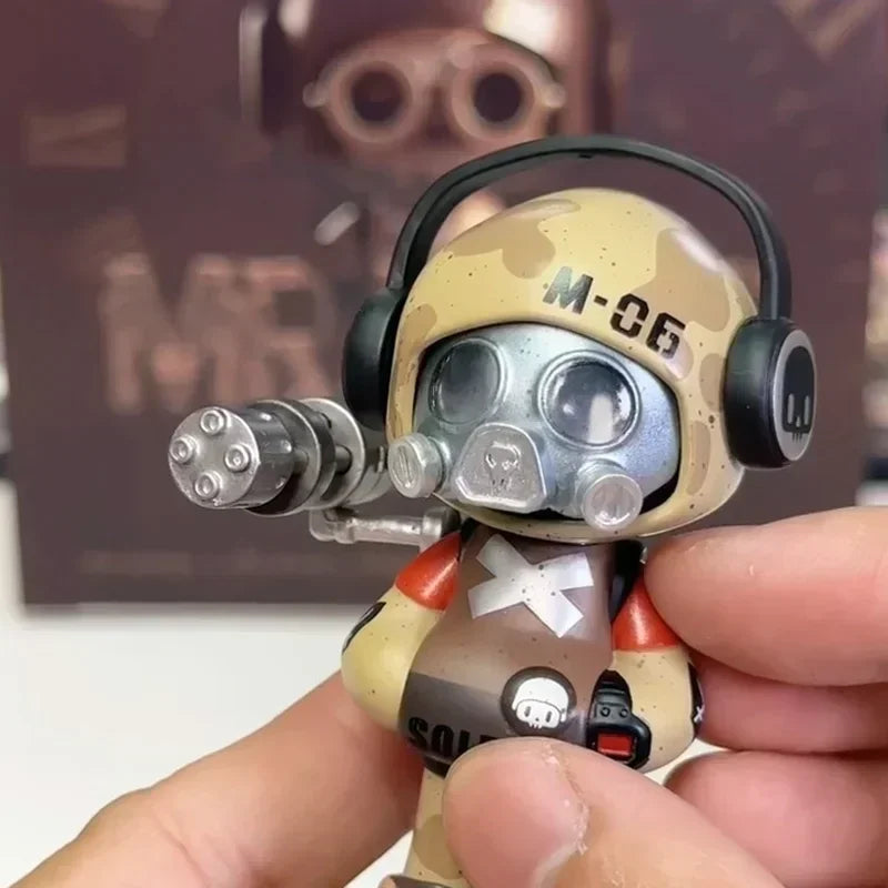 Mr.Bone Mini 2 Generation Time Traveler Series Caixa Caja Dolls Gift Anime Action Figure Toys Desktop Ornament