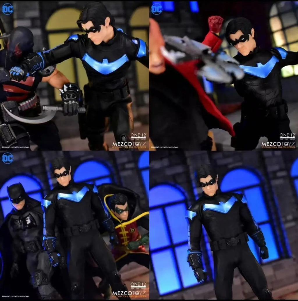 MEZCO Ant ONE:12 Batman Animation Nightwing Nightwing Action Figure