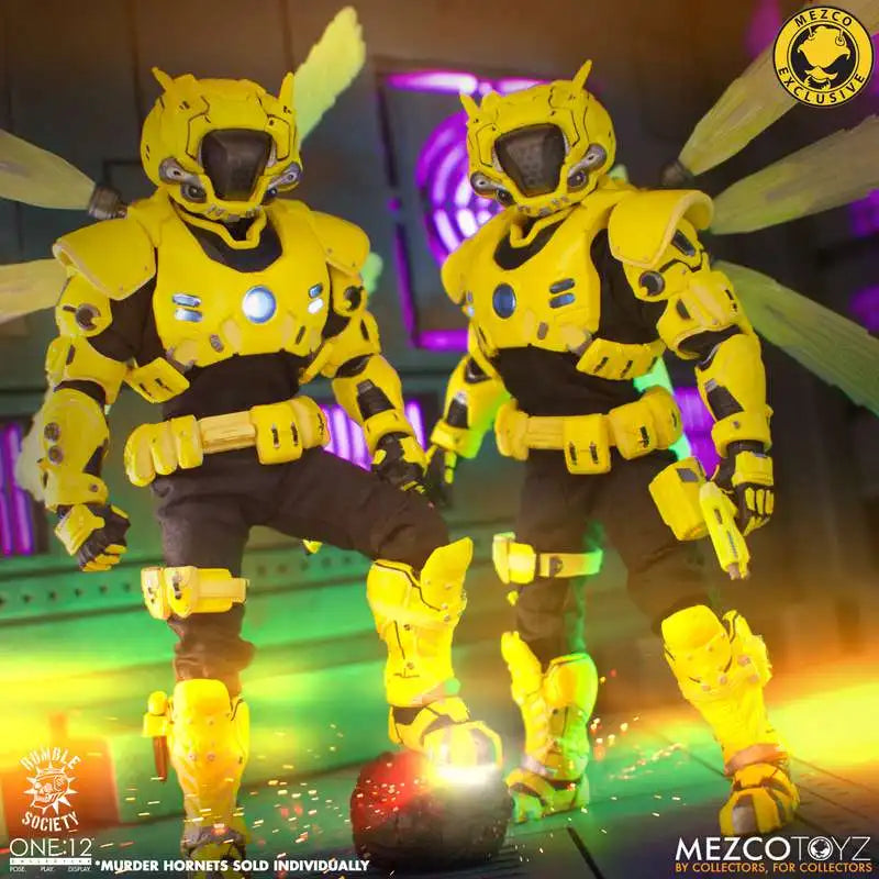In Stock Original Mezco Toys Action Figure One:12 The Murder Hornet Krig Anime Action Collection Figures Christmas Toy Gifts