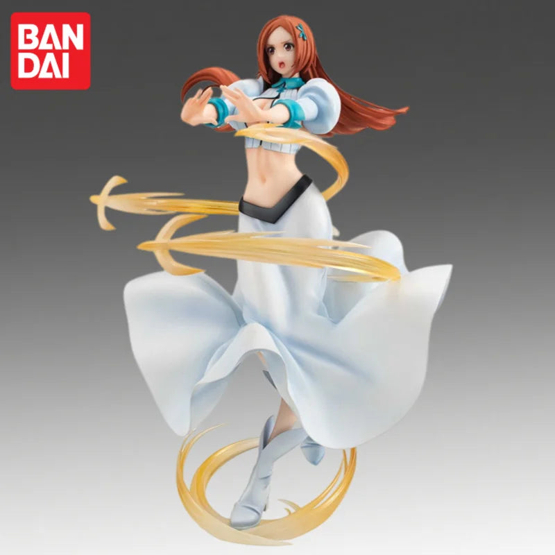 In Stock Bandai Original Megahouse Bleach Inoue Orihime Action Figure Model Doll Brand New Boxed Toys Model Garage